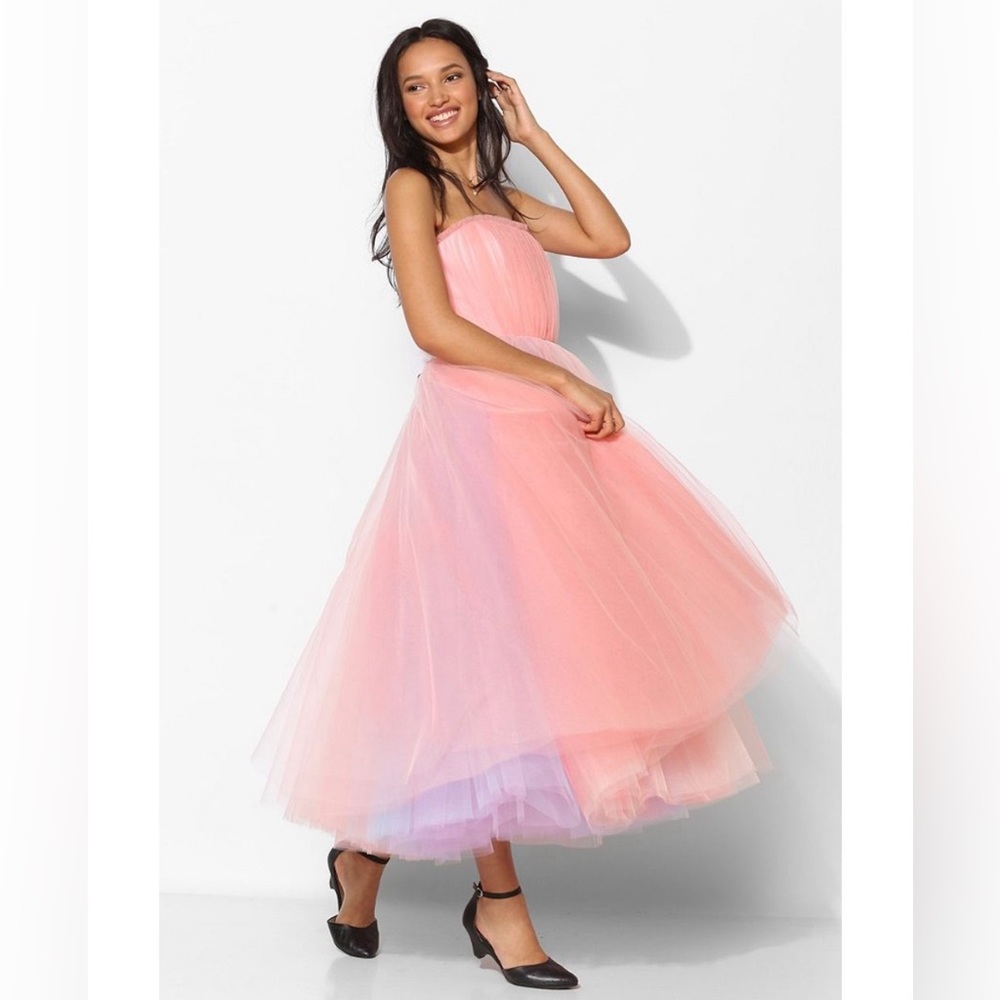 Betsey Johnson X Urban Outfitters Tulle Gown Pink